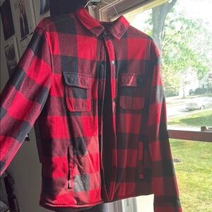 Urban Pipeline Red and Black Jacket